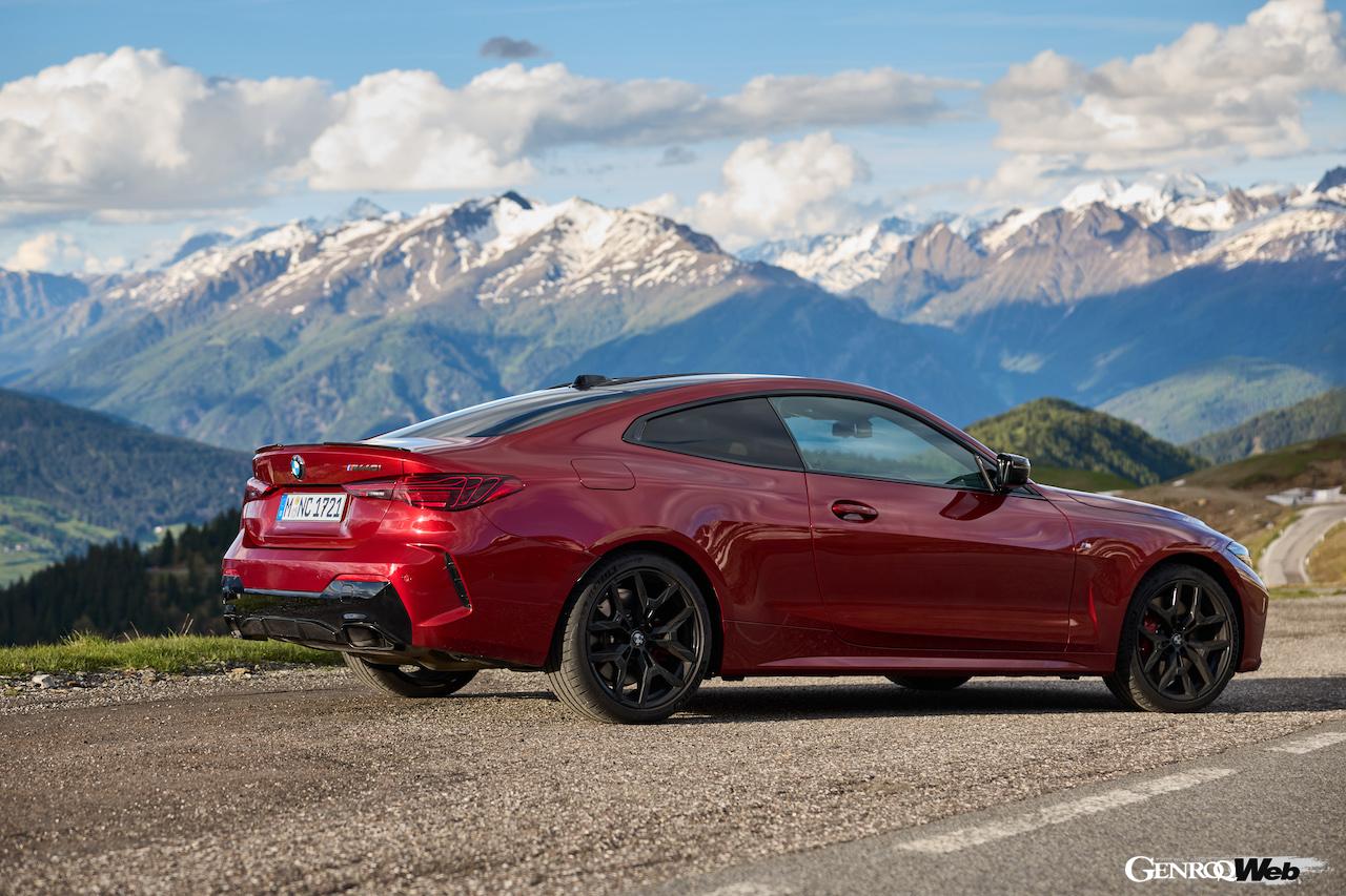 バイエルンアルプスのドライブツアーに参加した「M440i xDrive クーペ」のエクステリア。