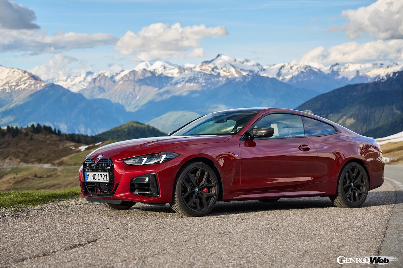 バイエルンアルプスのドライブツアーに参加した「M440i xDrive クーペ」のエクステリア。