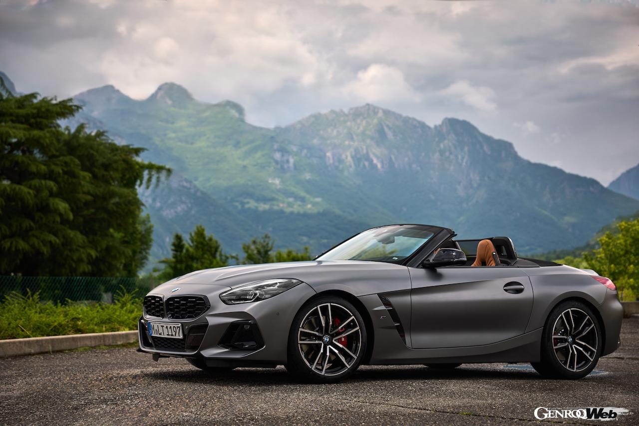 バイエルンアルプスのドライブツアーに参加した「Z4 M40i」のエクステリア。