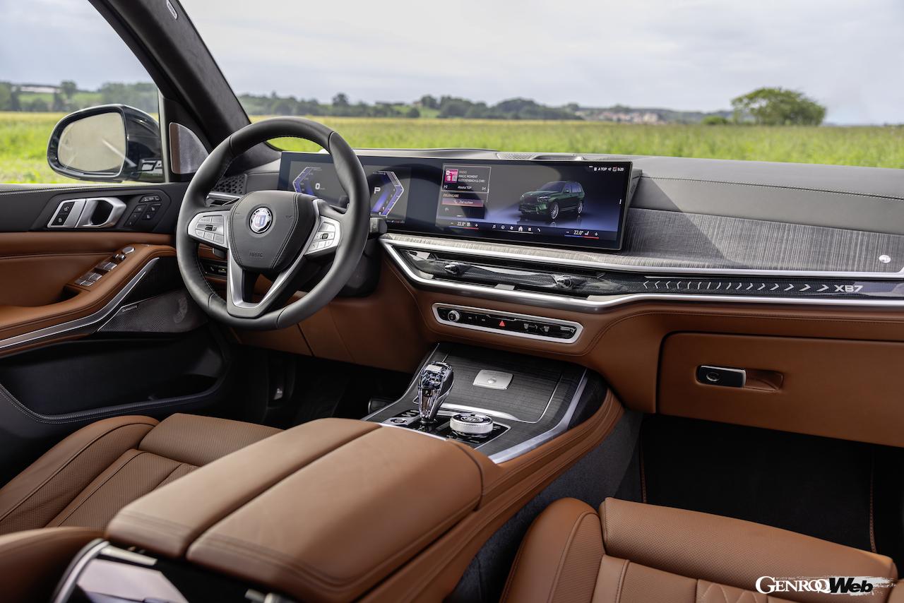 2025年モデル「BMW アルピナ XB7 マニュファクチャー」のインテリア。