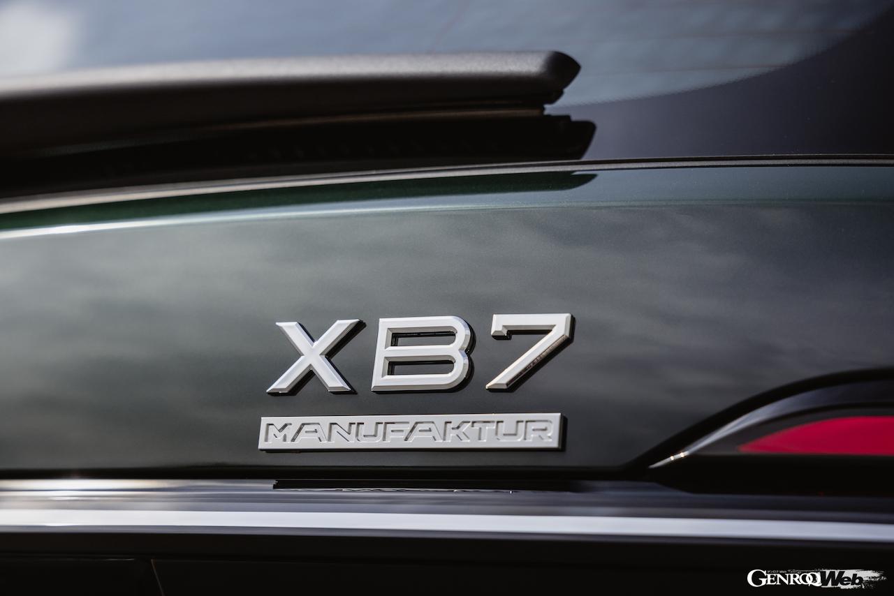 2025年モデル「BMW アルピナ XB7 マニュファクチャー」の専用ディテール。