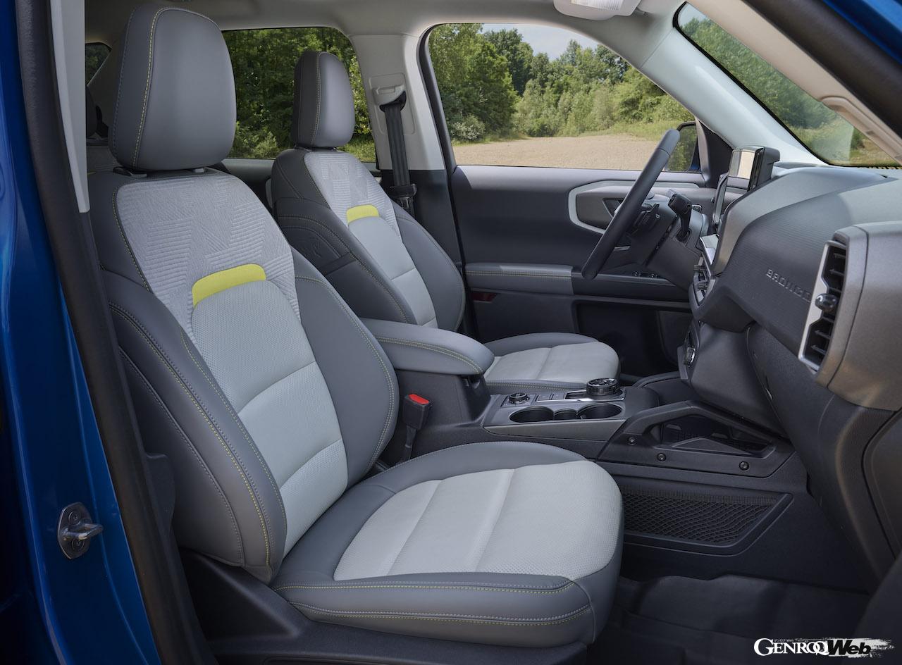 「フォード ブロンコ スポーツ」2025年モデルのインテリア。