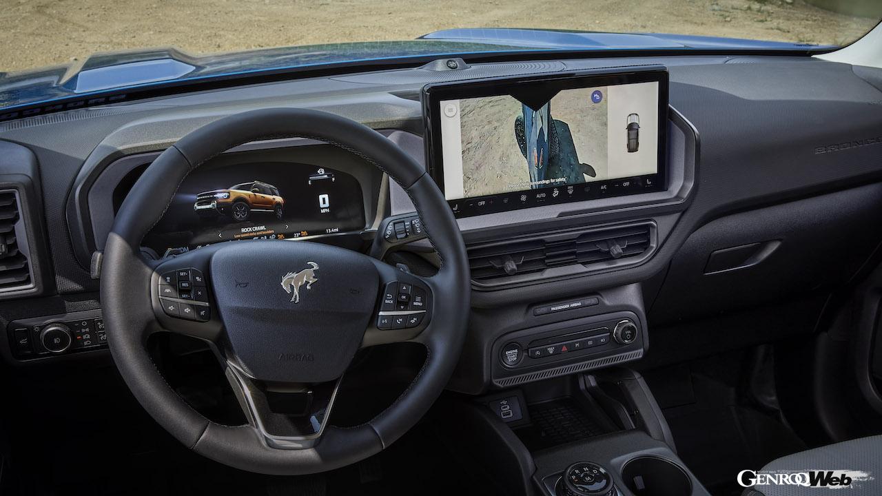 「フォード ブロンコ スポーツ」2025年モデルのインテリア。