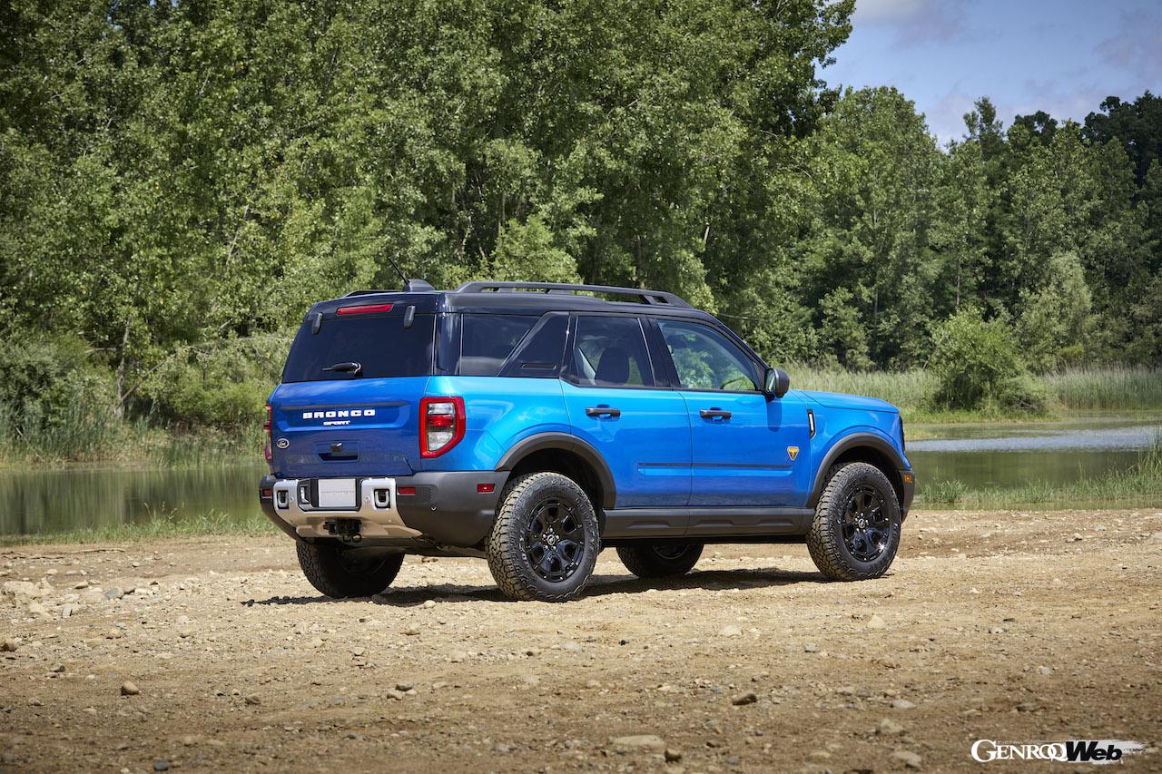 「フォード ブロンコ スポーツ」2025年モデルのエクステリア。