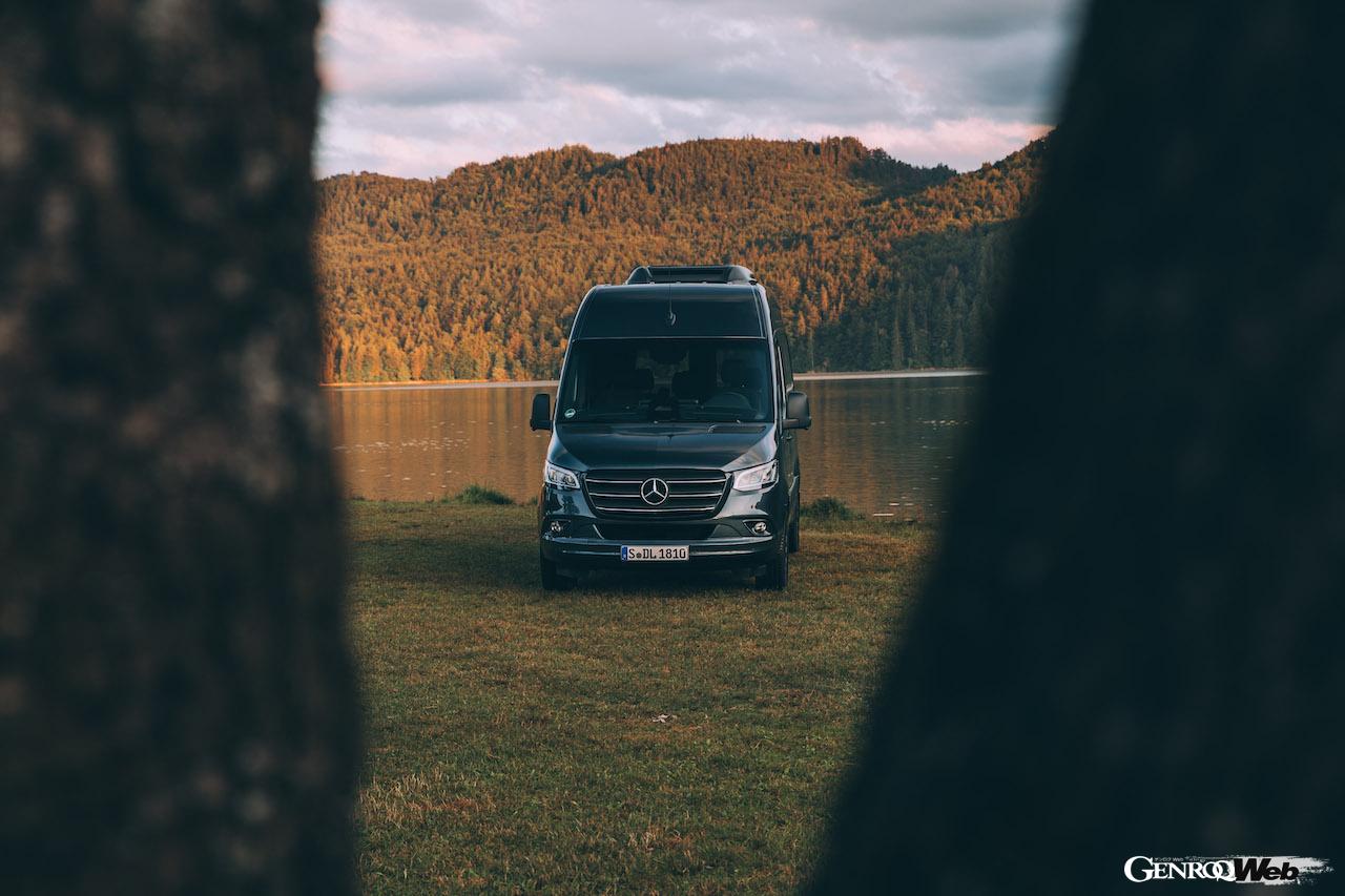 「メルセデス・ベンツ スプリンター」改良新型のエクステリア。