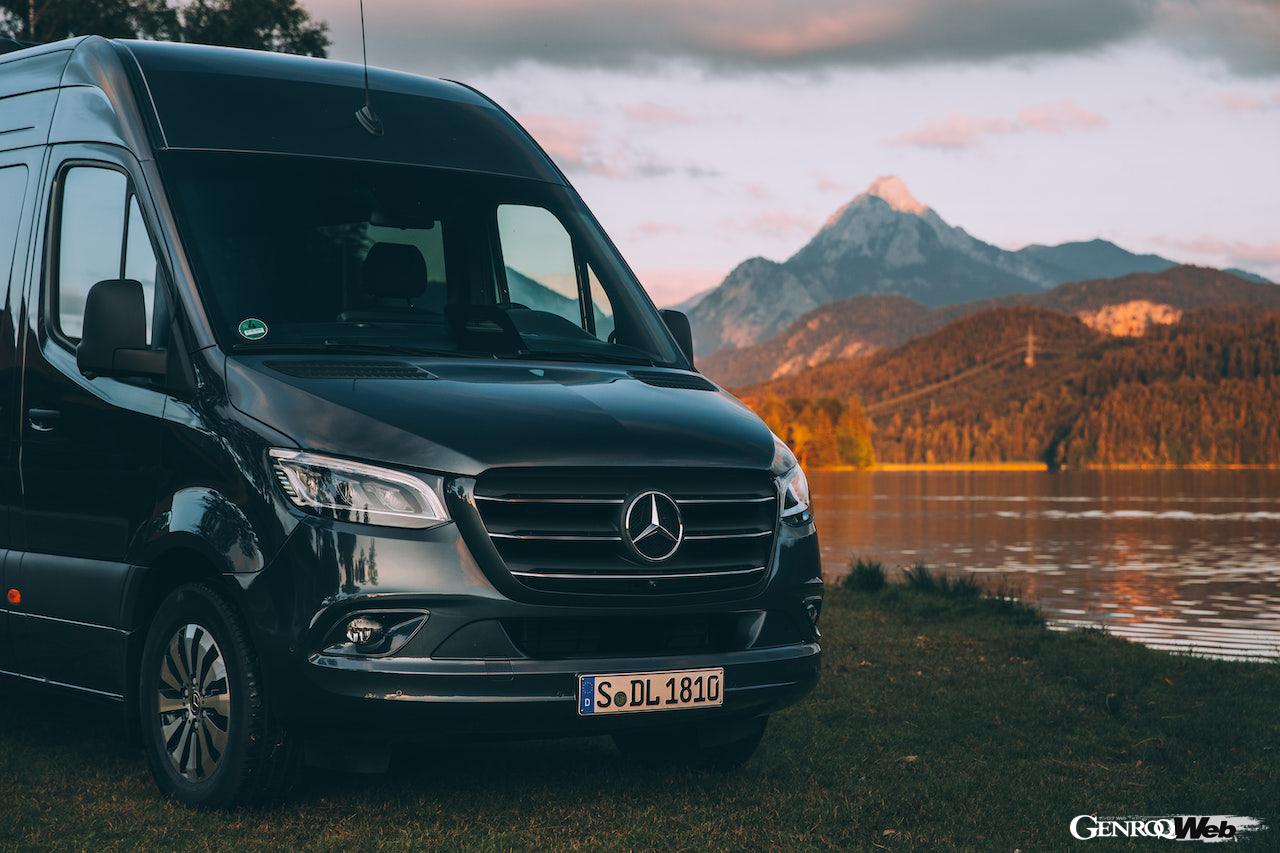 「メルセデス・ベンツ スプリンター」改良新型のエクステリア。