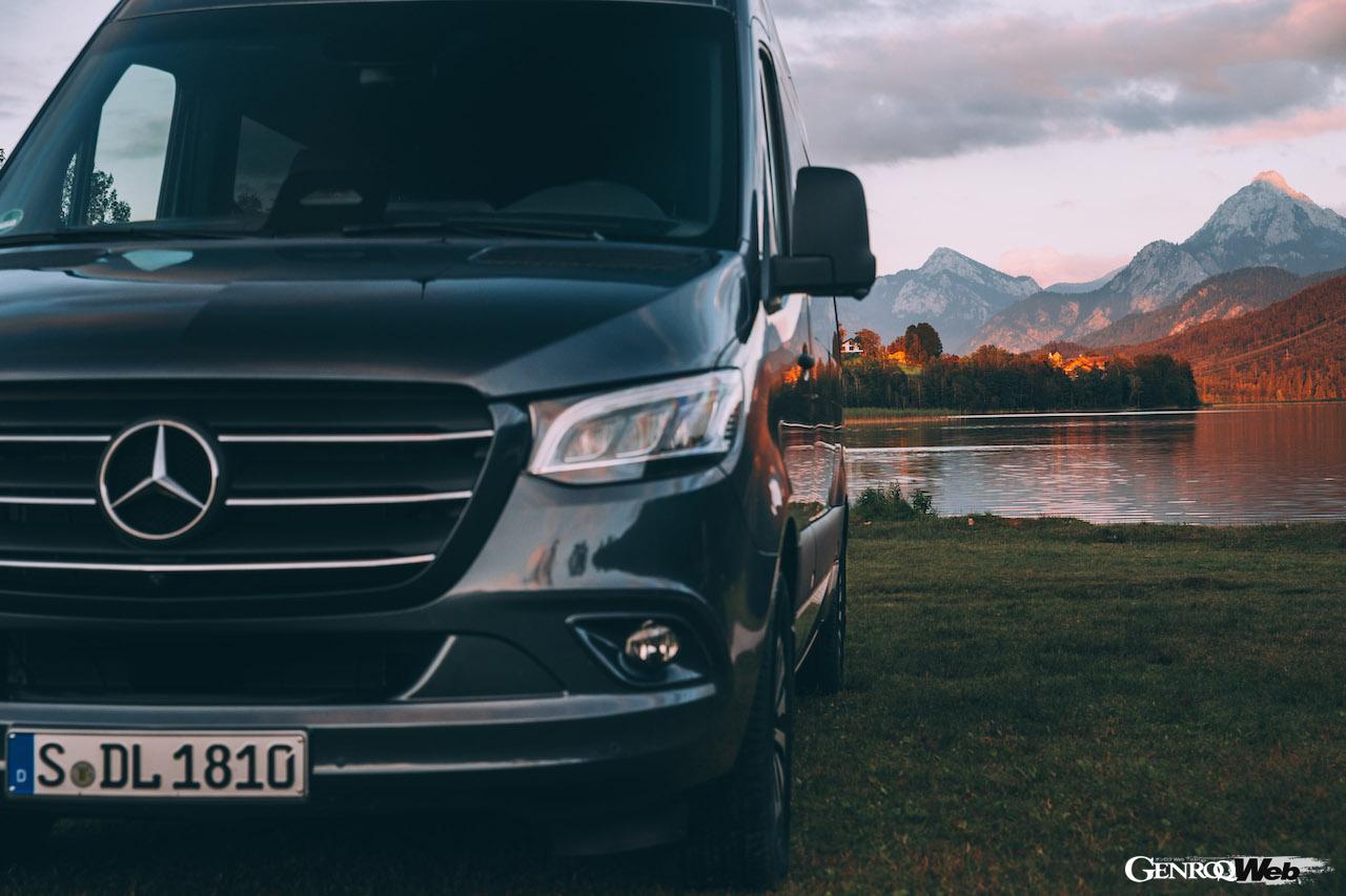 「メルセデス・ベンツ スプリンター」改良新型のエクステリア。