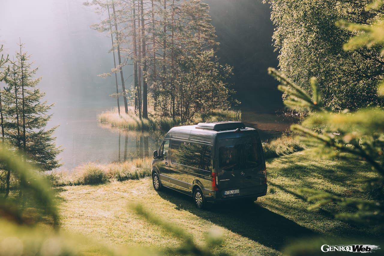 「メルセデス・ベンツ スプリンター」改良新型のエクステリア。