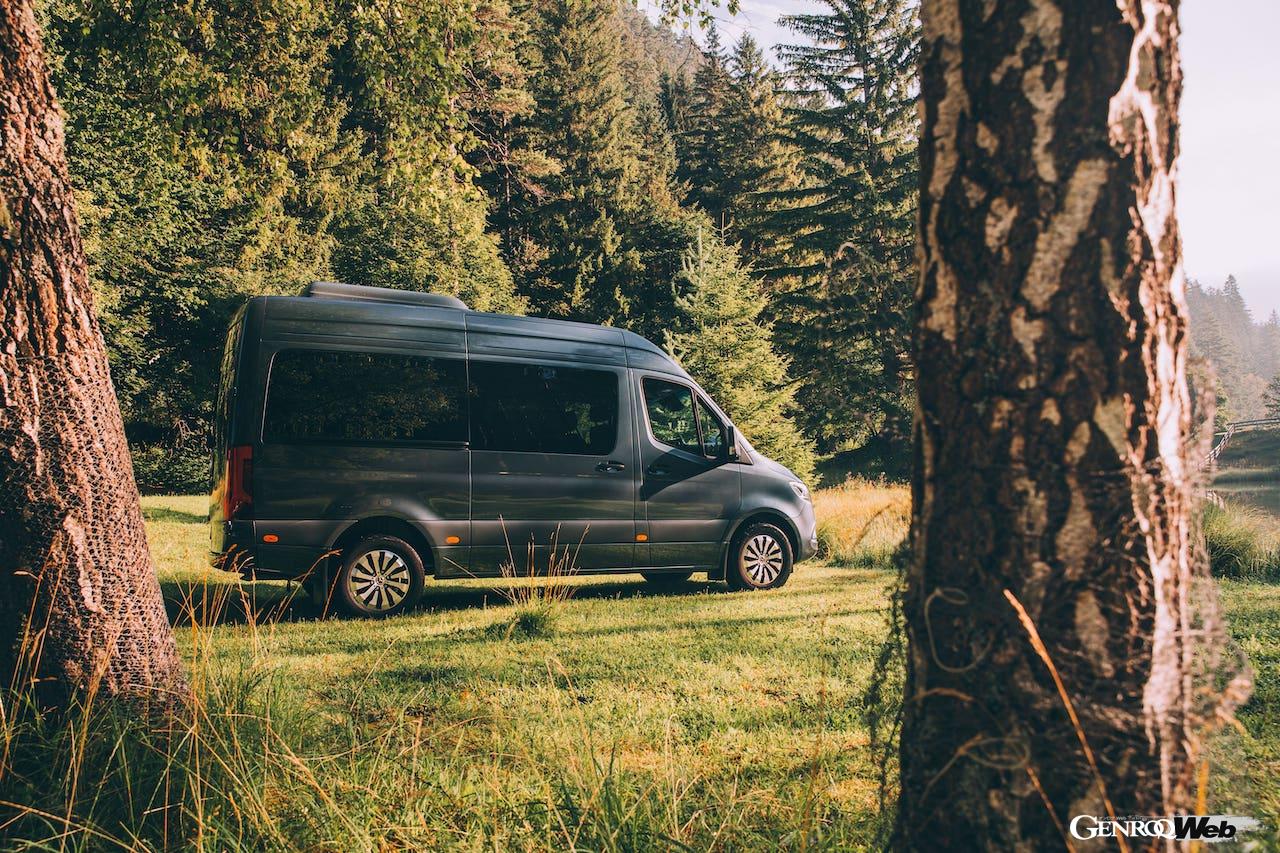 「メルセデス・ベンツ スプリンター」改良新型のエクステリア。