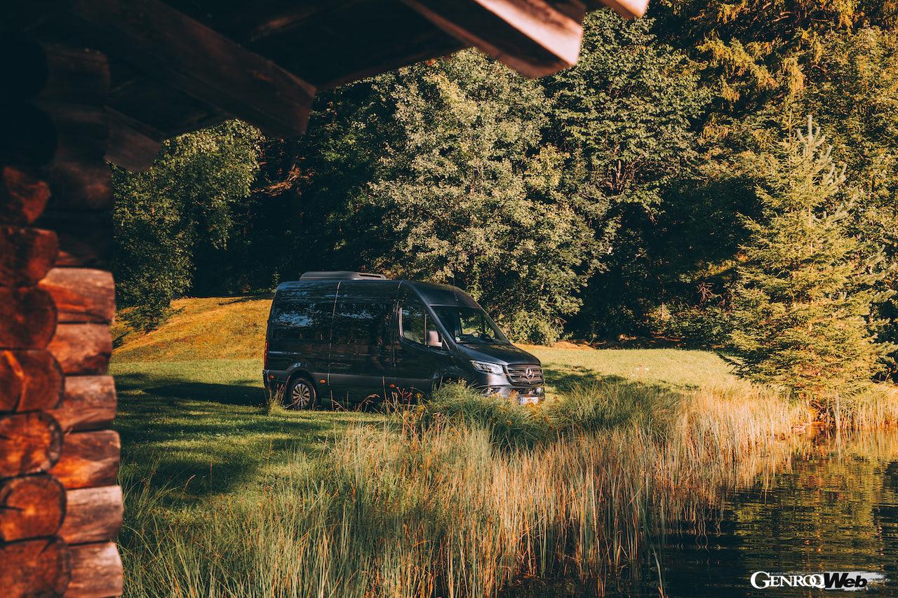 「メルセデス・ベンツ スプリンター」改良新型のエクステリア。