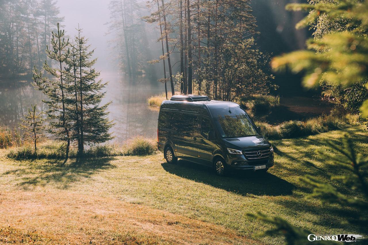 「メルセデス・ベンツ スプリンター」改良新型のエクステリア。