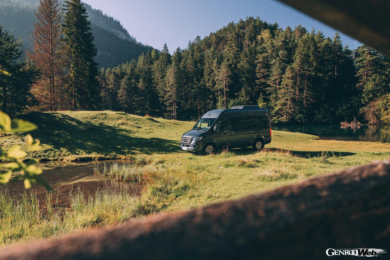 「メルセデス・ベンツ スプリンター」改良新型のエクステリア。