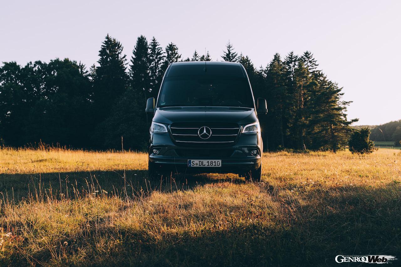 「メルセデス・ベンツ スプリンター」改良新型のエクステリア。