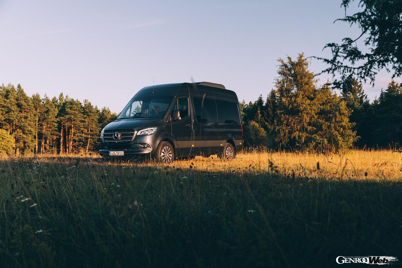 「メルセデス・ベンツ スプリンター」改良新型のエクステリア。