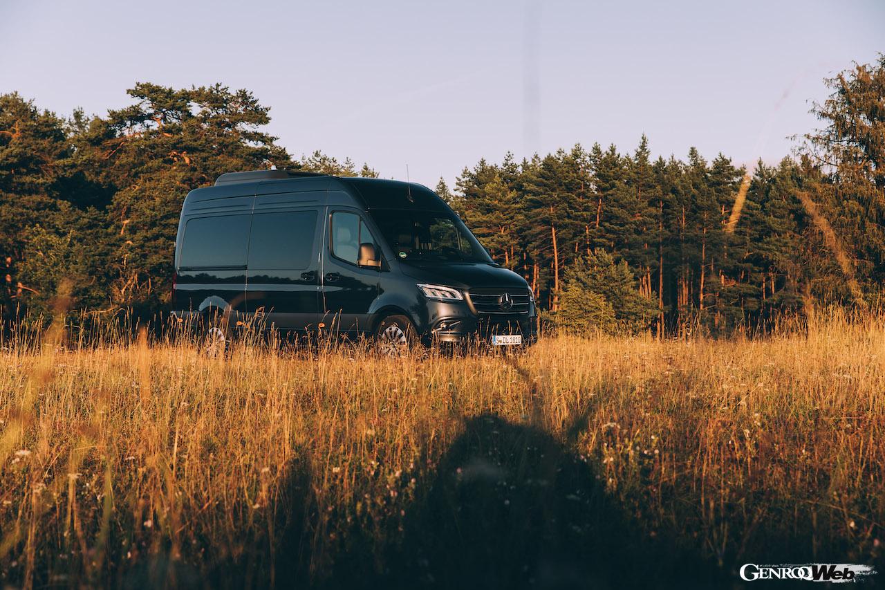 「メルセデス・ベンツ スプリンター」改良新型のエクステリア。