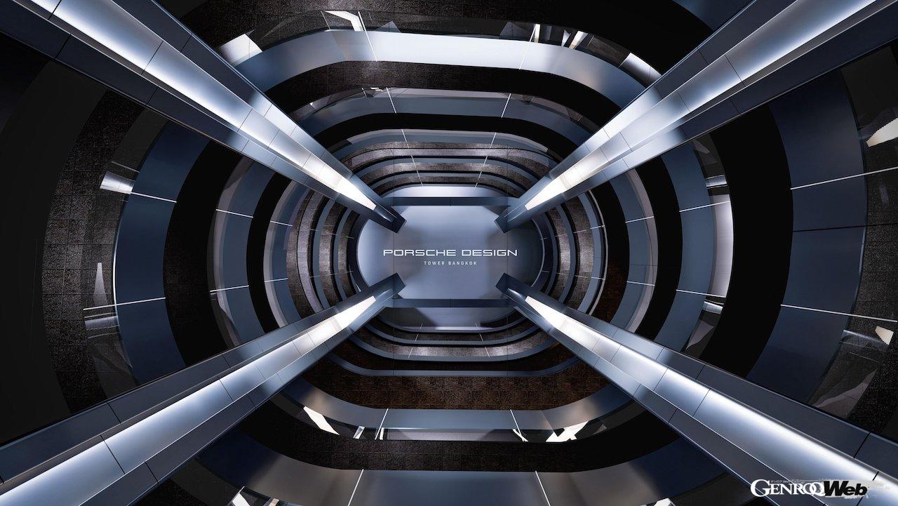 ポルシェのこだわりが随所に導入された、超高級レジデンス「ポルシェデザイン・タワー・バンコク」。