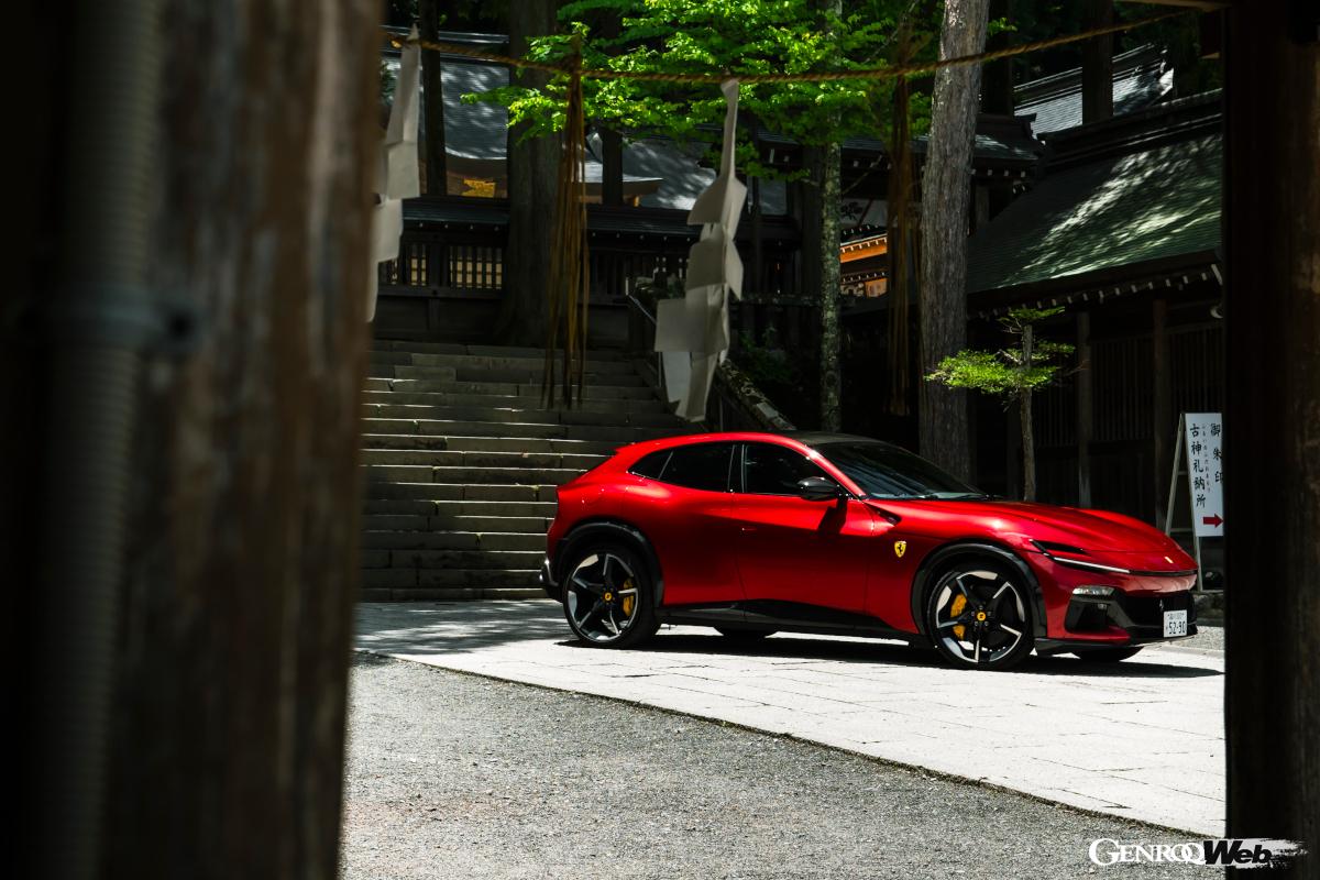 諏訪大社での安全祈願。