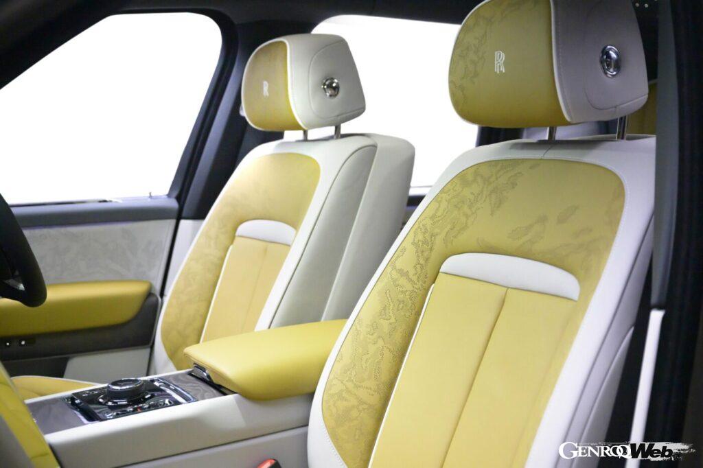 ロールス・ロイスのラインナップにおいて今や最も重要なモデルとなったカリナンがシリーズⅡへと進化を遂げた。右手に立つのはロールス・ロイス・モーター・カーズ アジア太平洋リージョナル・ディレクター、アイリーン・ニッケイン氏。