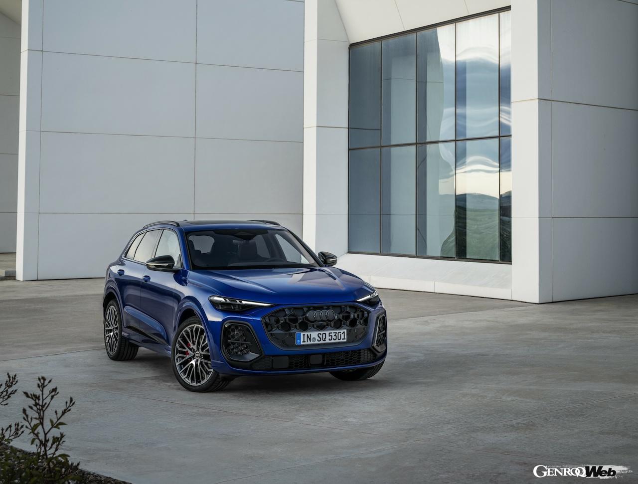 PPCベースの新世代内燃機関モデル、新型「アウディ SQ5」の走行シーン。