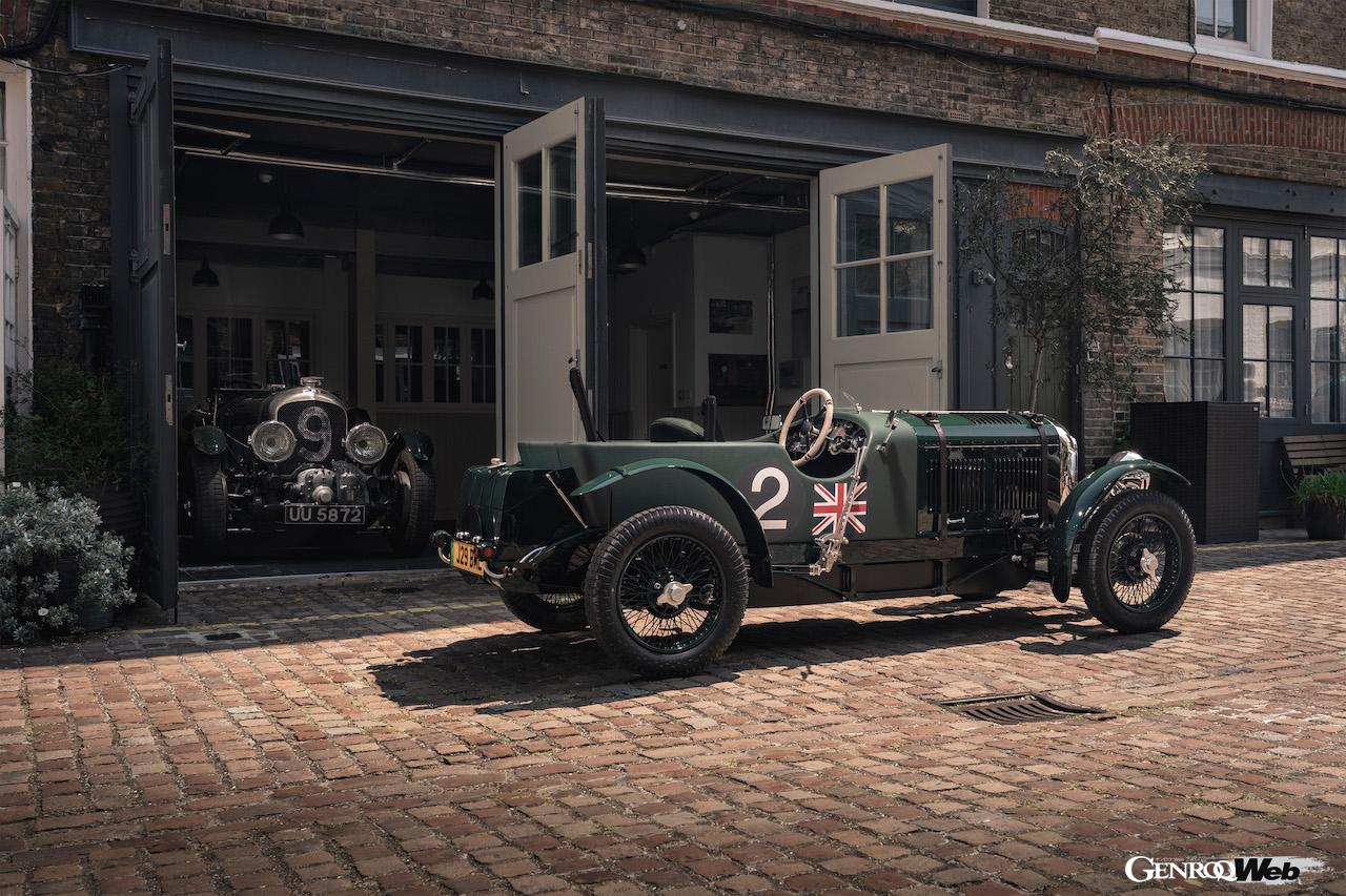 電動ミニチュアカー「ベントレー ブロワー ジュニア」のエクステリア。