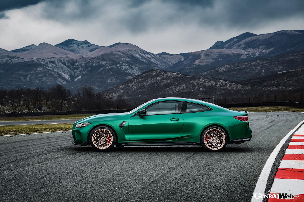 日本市場に40台限定導入される「BMW M4 CS」のエクステリア。