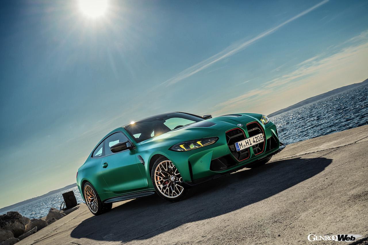 日本市場に40台限定導入される「BMW M4 CS」のエクステリア。