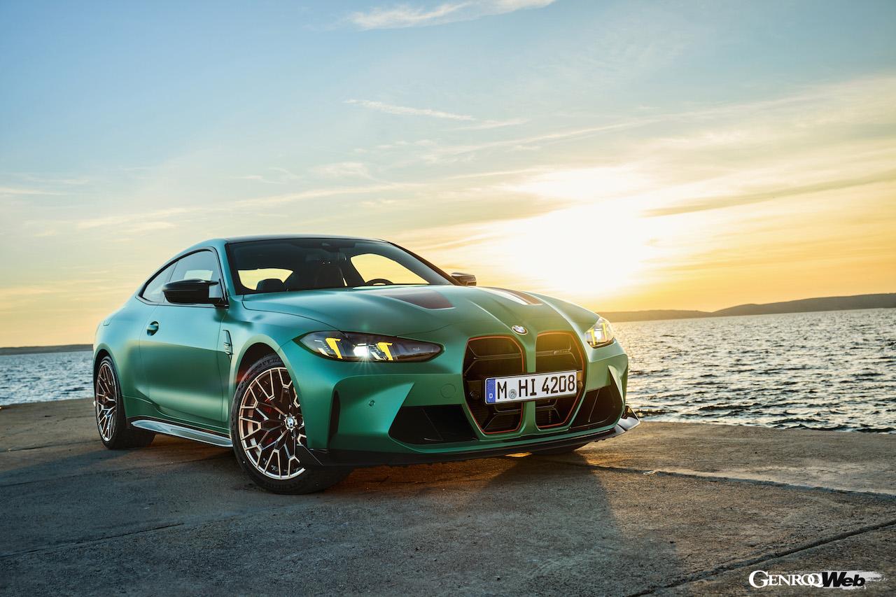 日本市場に40台限定導入される「BMW M4 CS」のエクステリア。