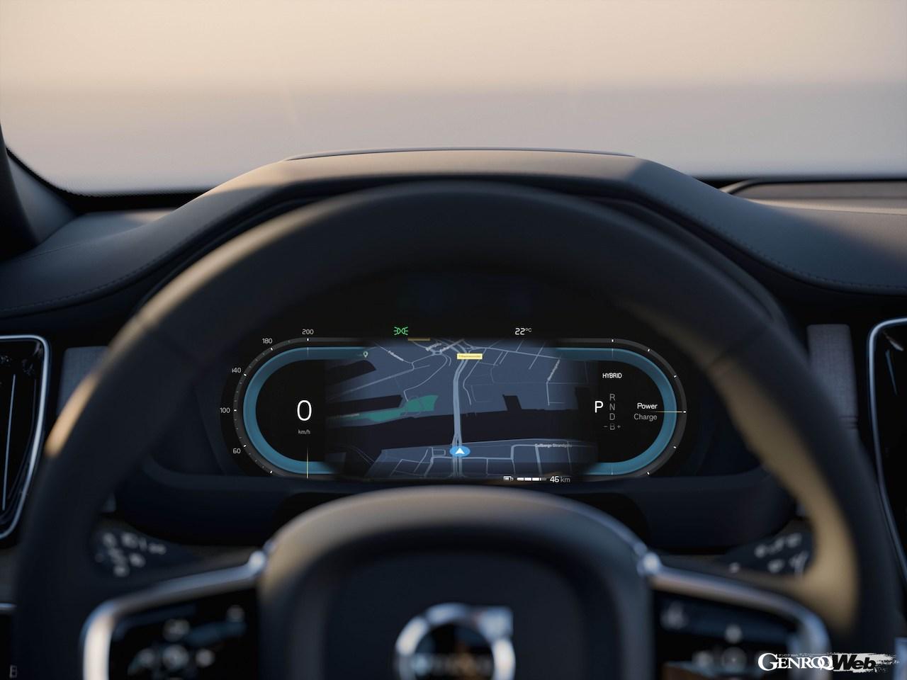 内外装をアップデートした「ボルボ XC90」改良新型のインテリア。