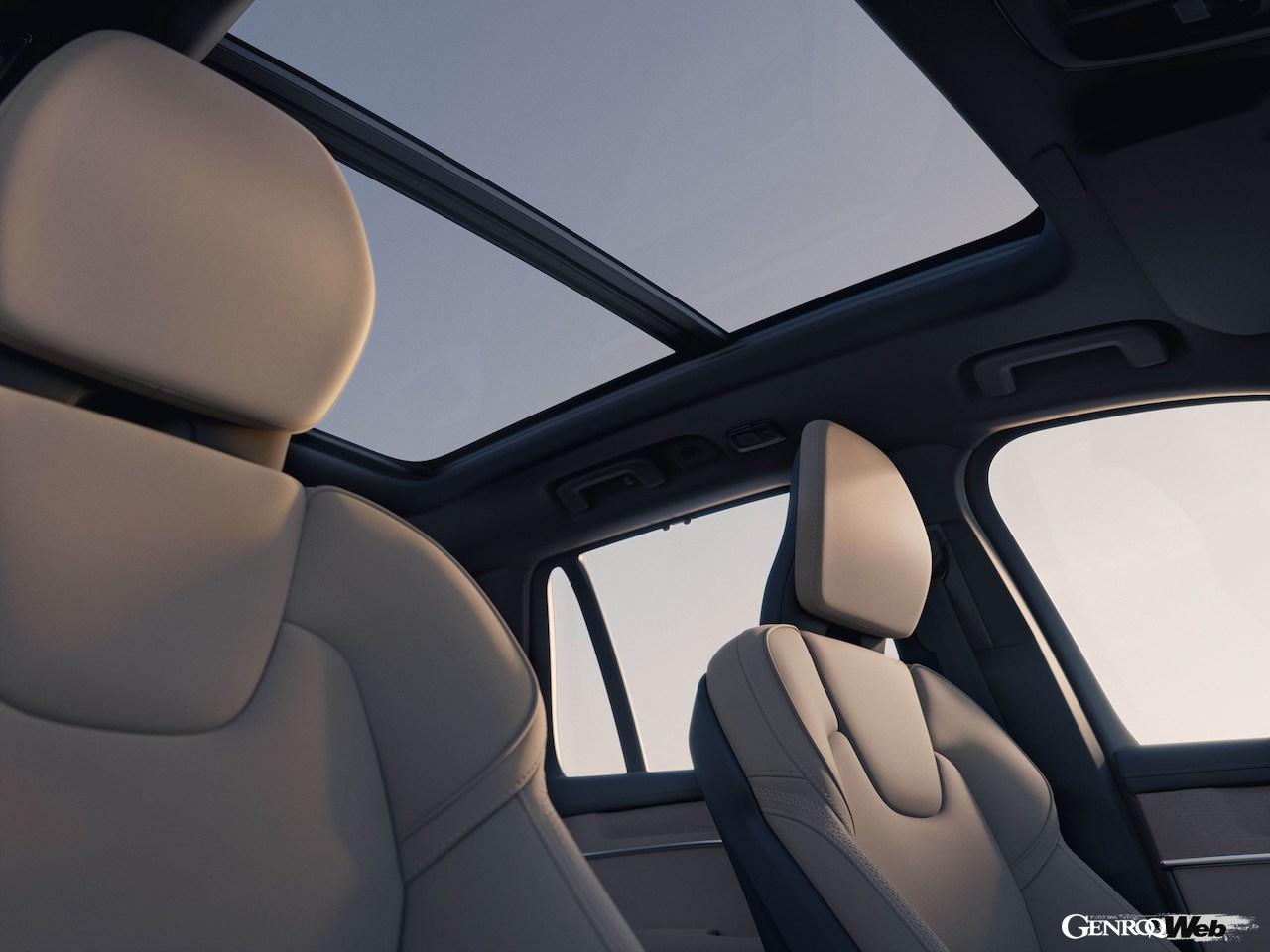 内外装をアップデートした「ボルボ XC90」改良新型のインテリア。