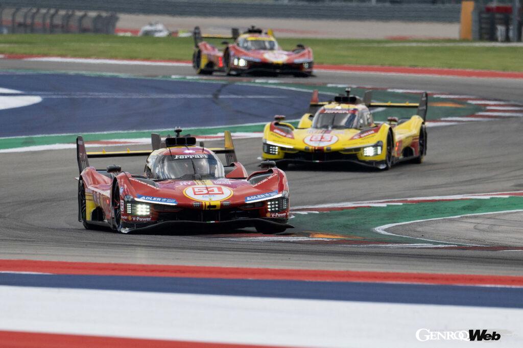 2024年シーズンのWECハイパークラスにおいて、フェラーリは現在2勝を挙げており、逆転タイトルを狙う上でも「富士6時間レース」は非常に重要な一戦となる。