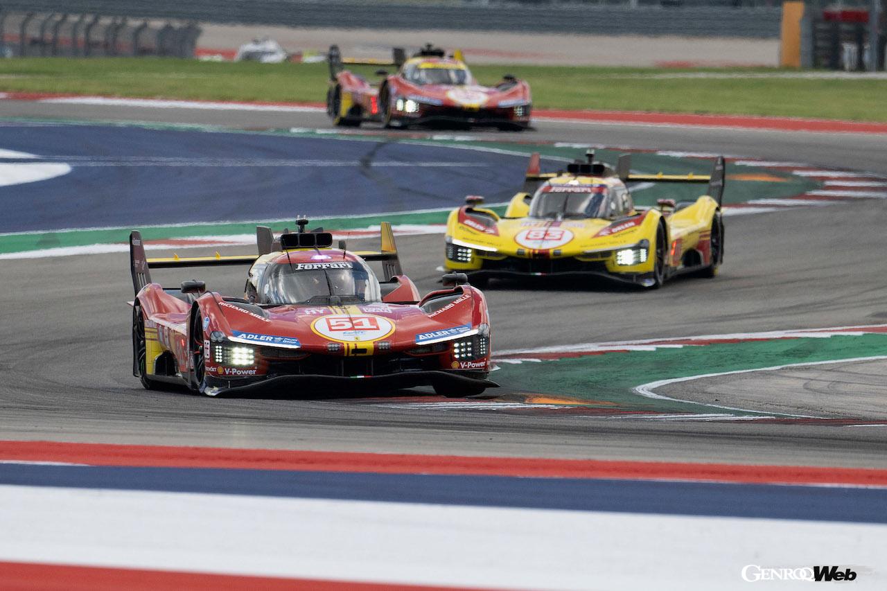 2024年シーズンのWECハイパークラスにおいて、フェラーリは現在2勝を挙げており、逆転タイトルを狙う上でも「富士6時間レース」は非常に重要な一戦となる。