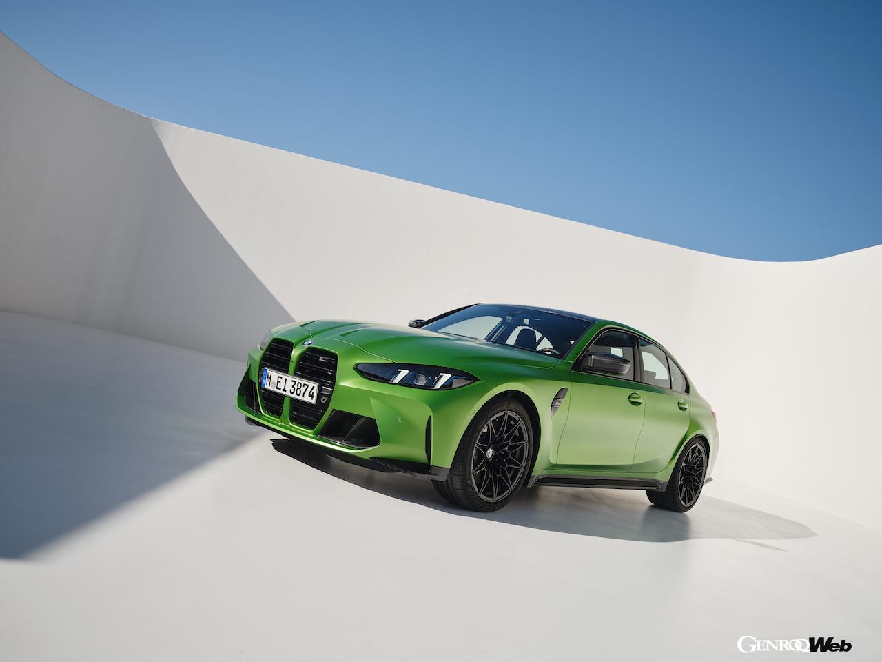 「BMW M3 セダン」改良新型のエクステリア。