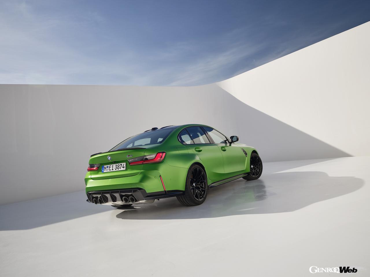 「BMW M3 セダン」改良新型のエクステリア。