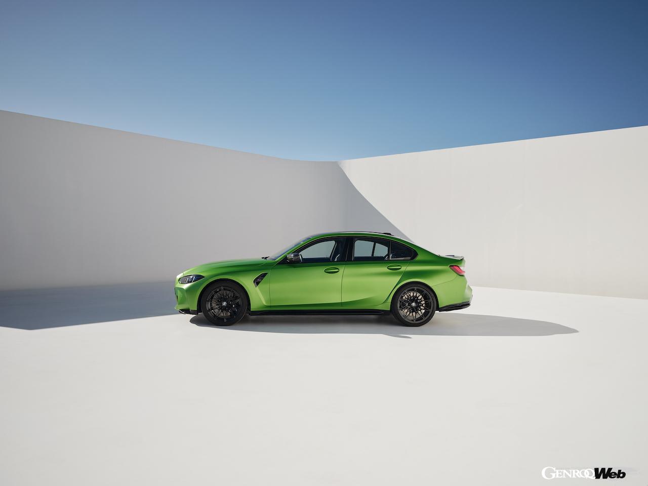 「BMW M3 セダン」改良新型のエクステリア。