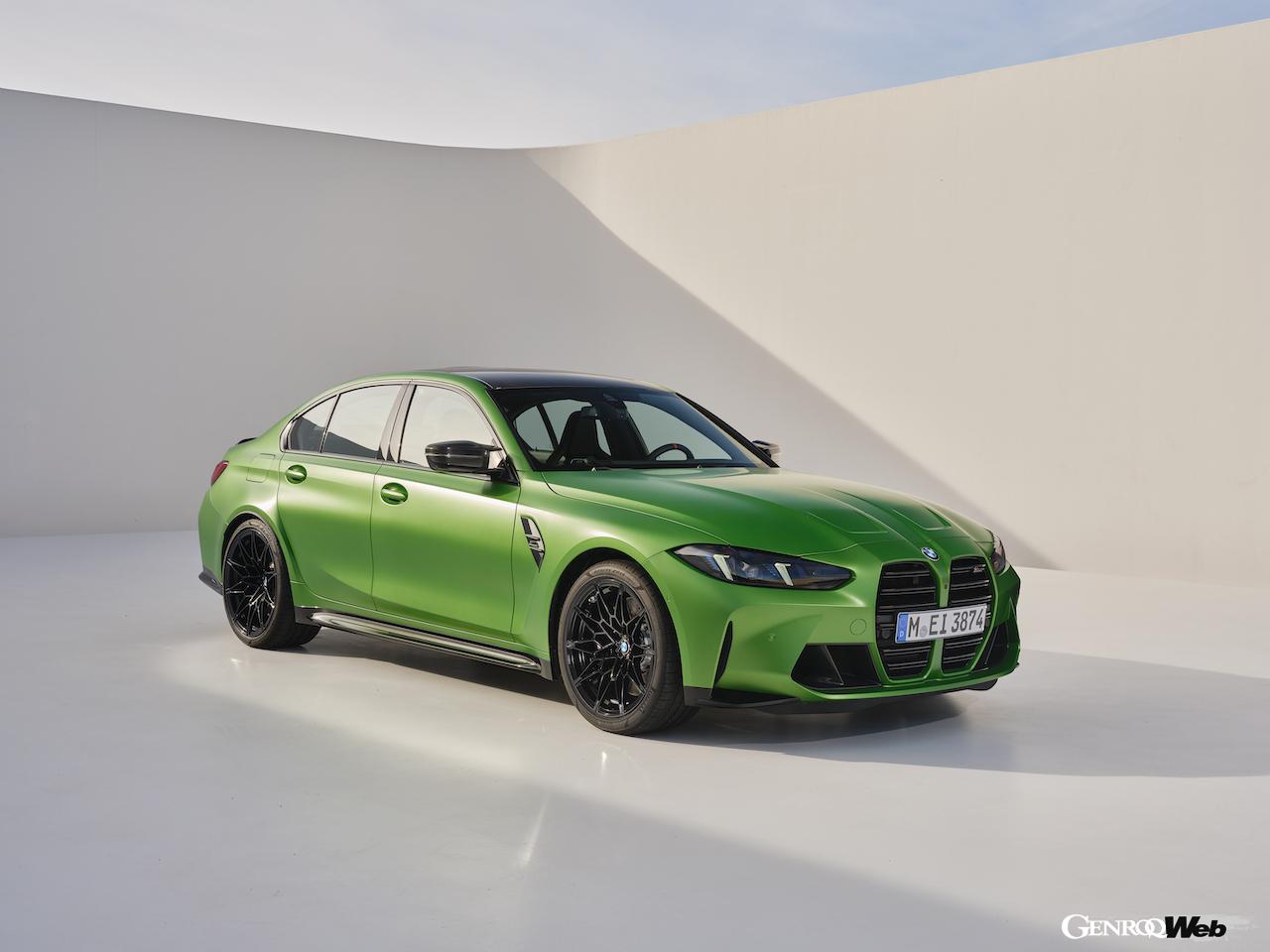 「BMW M3 セダン」改良新型のエクステリア。