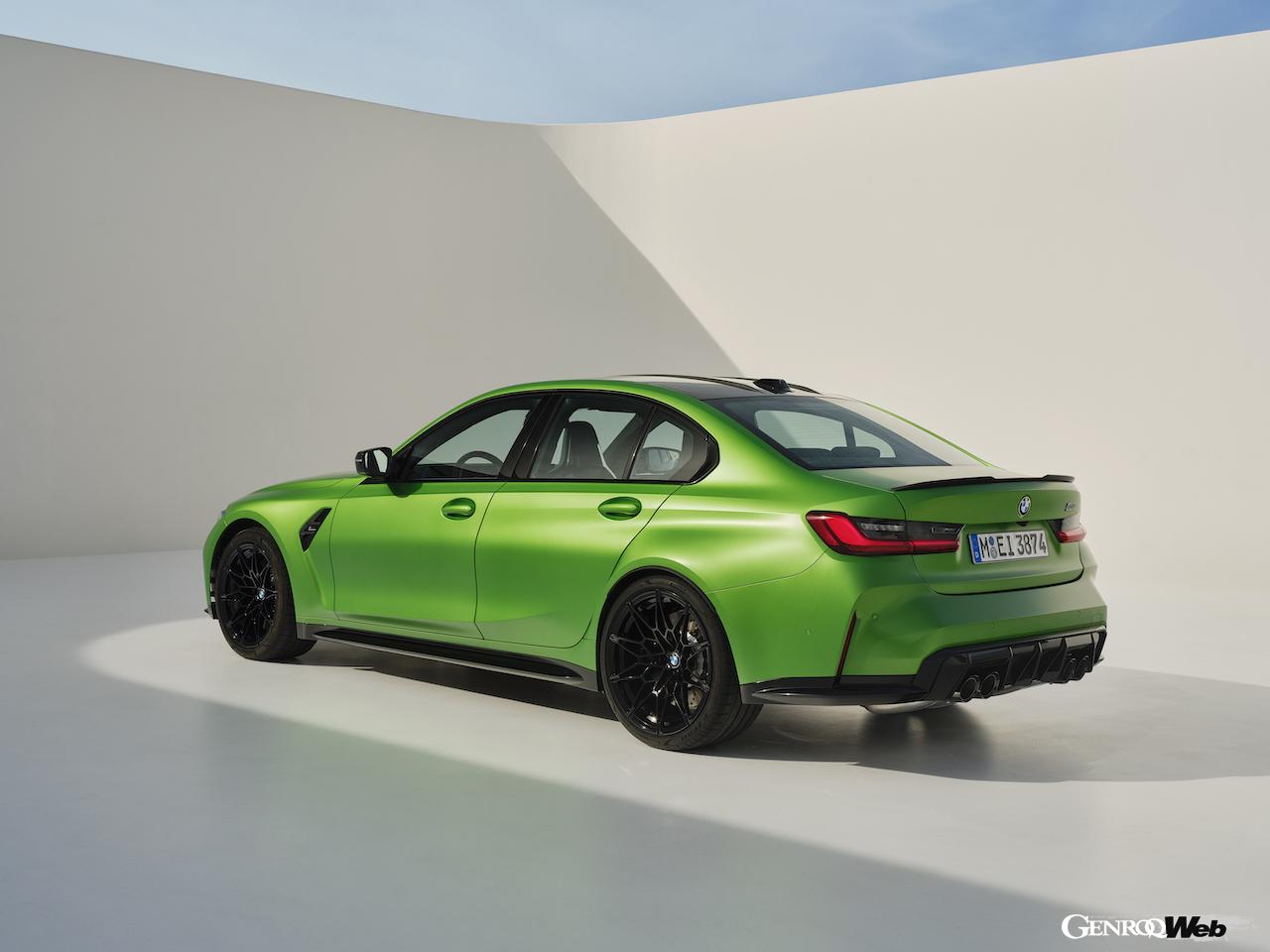 「BMW M3 セダン」改良新型のエクステリア。