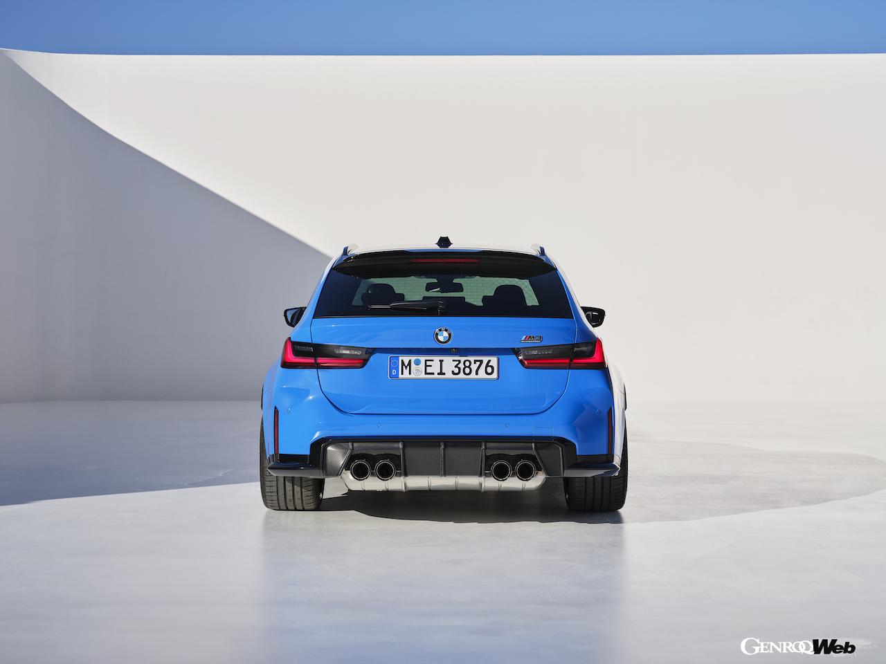 「BMW M3 ツーリング」改良新型のエクステリア。