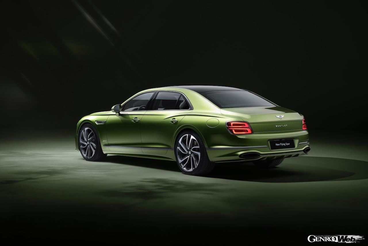 4代目に進化した新型「ベントレー フライングスパー」のエクステリア。