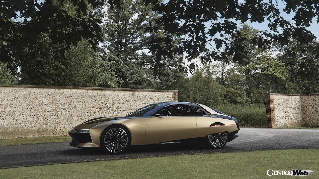 SMをオマージュしたデザインコンセプト、「DS SM トリビュート」のエクステリア。