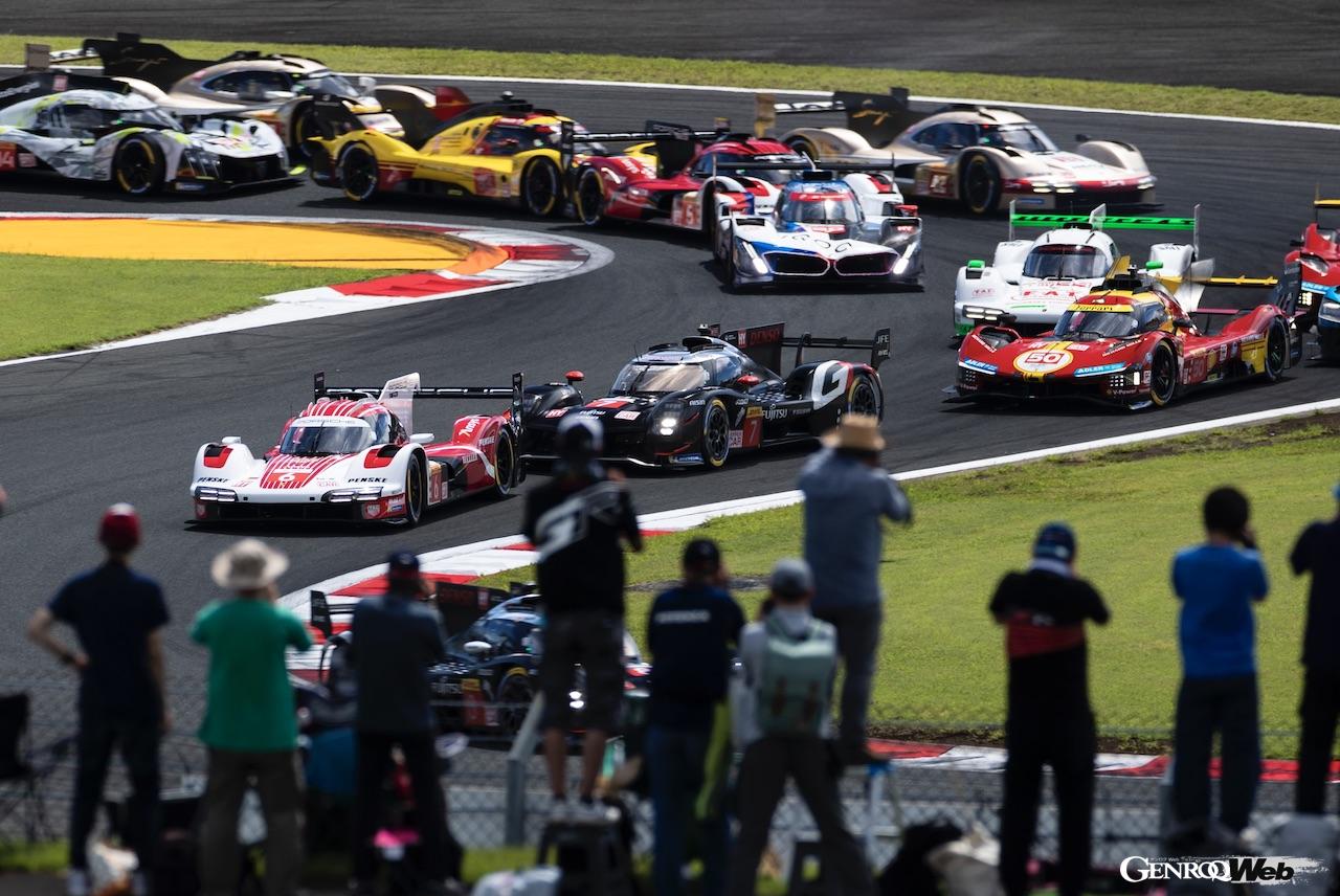 予選5番手からスタートしたポルシェ 963 6号車は、スタートの混乱に巻き込まれることなく、順調にポジションアップ。トップに経ってからは、完璧なドライブを披露し、シーズン2勝目を飾った。