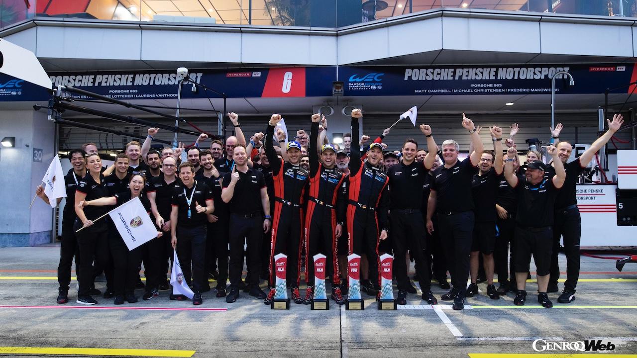 WEC第7戦富士6時間レース決勝レースが、9月15日に開催され、ポルシェ・ペンスキー・モータースポーツのポルシェ 963 6号車が勝利を飾った。