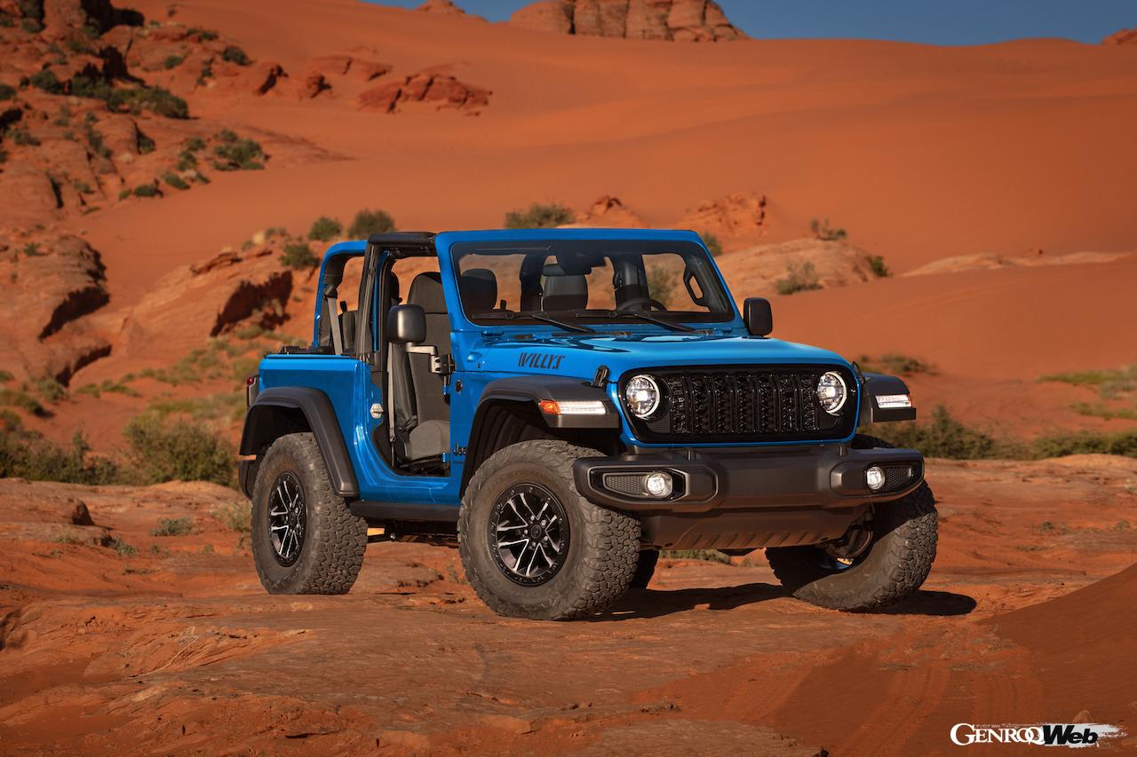 「ジープ ラングラー」2025年モデルのエクステリア。
