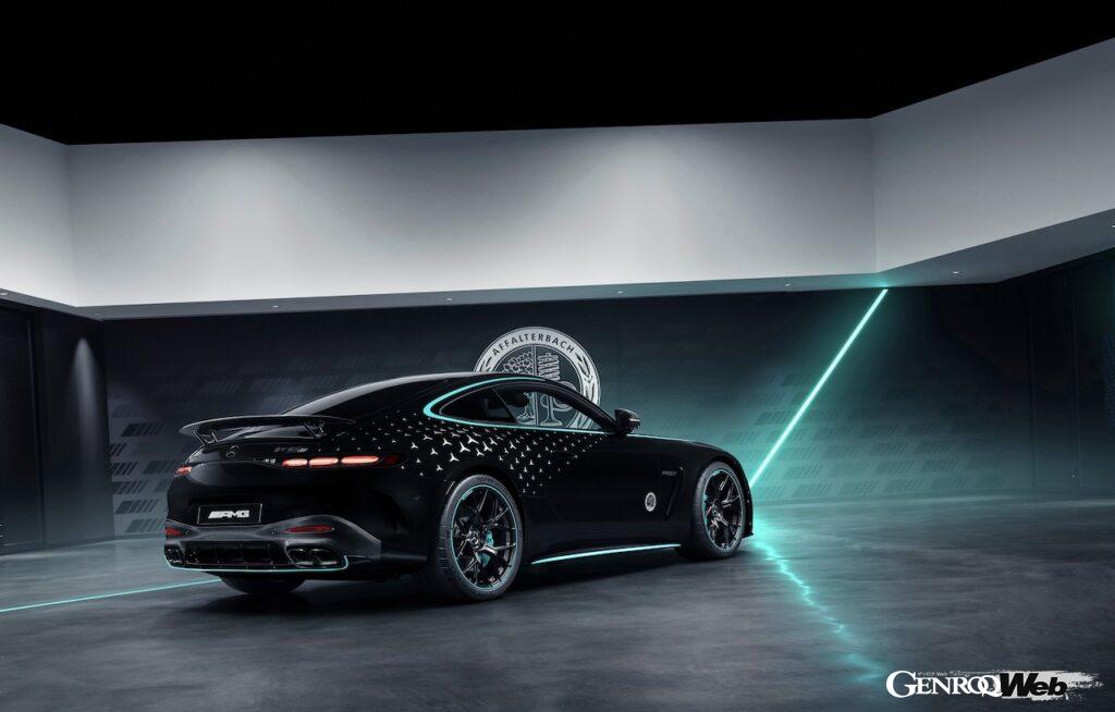200台が限定販売される「メルセデス AMG GT 63 プロ 4MATIC+ モータースポーツコレクターズ・エディション」のエクステリア。
