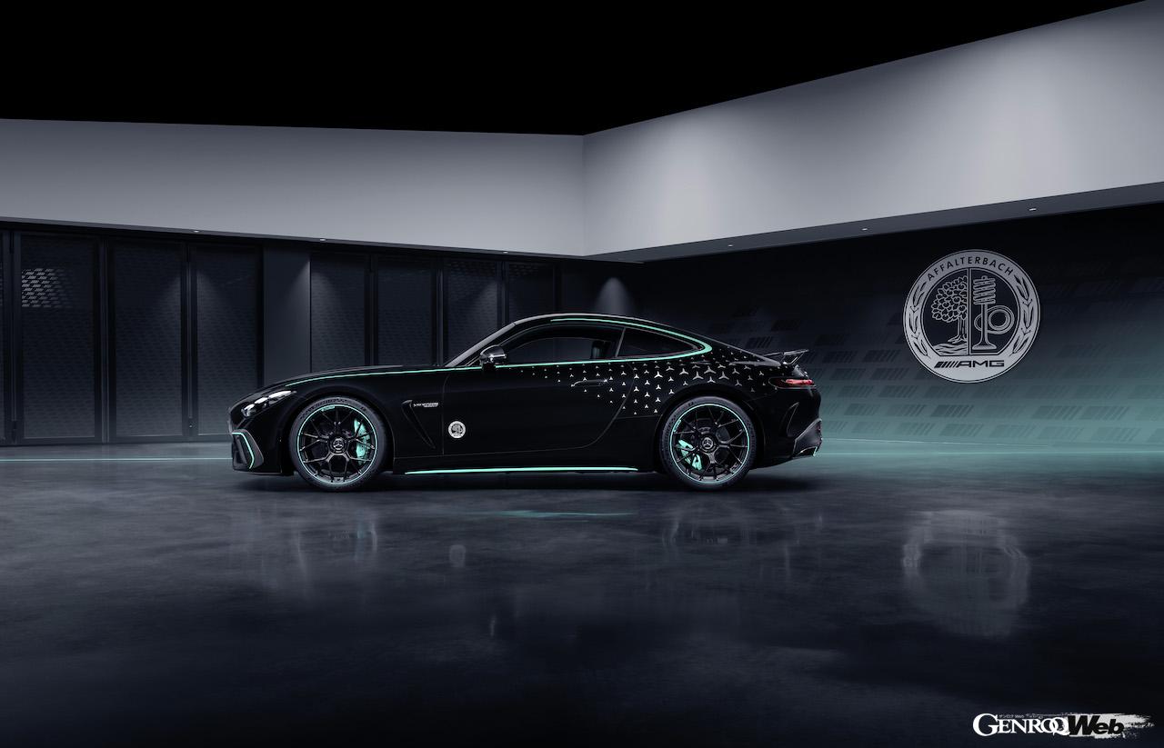 200台が限定販売される「メルセデス AMG GT 63 プロ 4MATIC+ モータースポーツコレクターズ・エディション」のエクステリア。