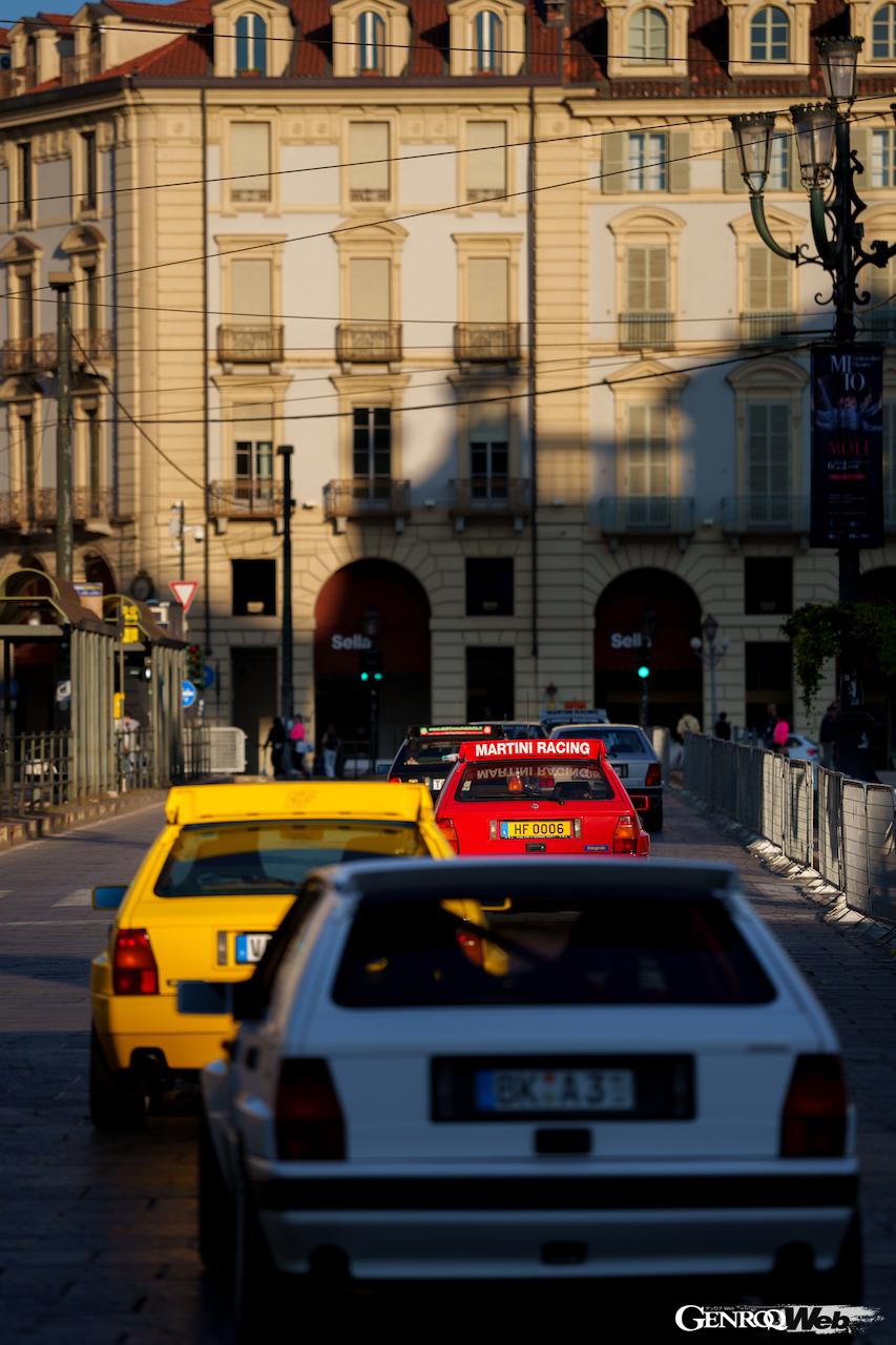 2024年の「アミキ・ミエイ」には、欧州6ヵ国から130台のランチア デルタが集まった。