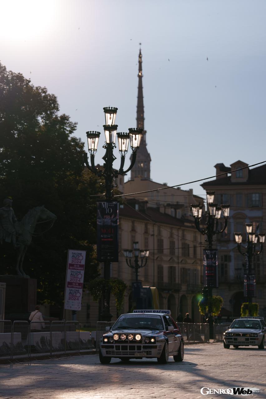 2024年の「アミキ・ミエイ」には、欧州6ヵ国から130台のランチア デルタが集まった。