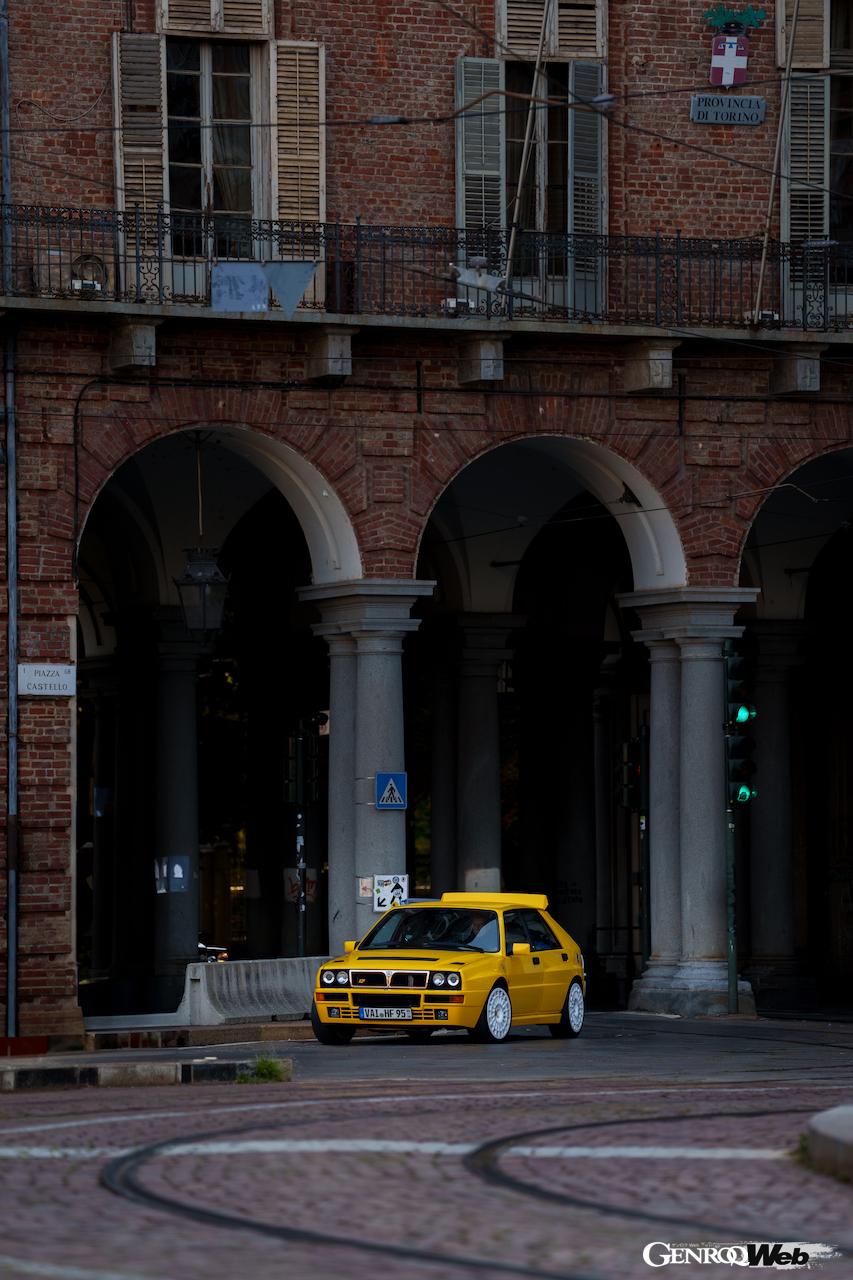 2024年の「アミキ・ミエイ」には、欧州6ヵ国から130台のランチア デルタが集まった。