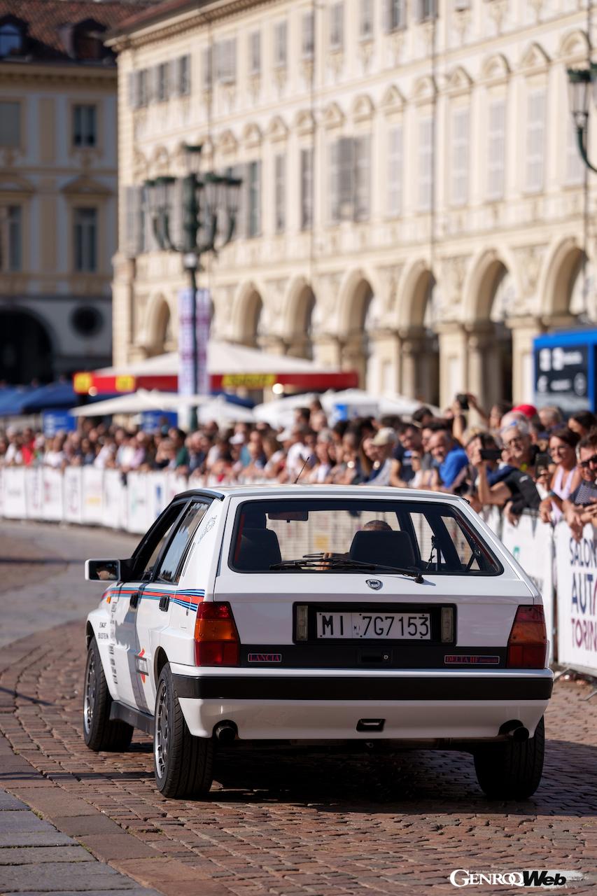 2024年の「アミキ・ミエイ」には、欧州6ヵ国から130台のランチア デルタが集まった。