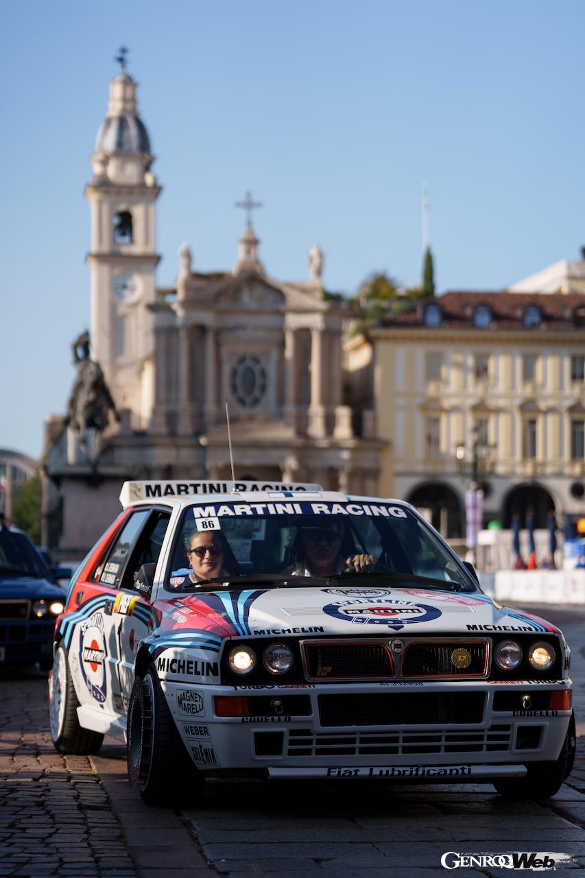 2024年の「アミキ・ミエイ」には、欧州6ヵ国から130台のランチア デルタが集まった。