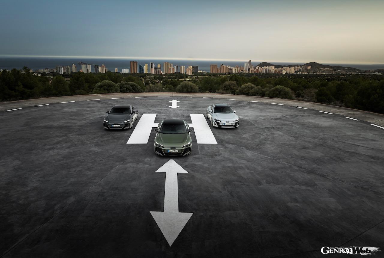 アウディ最強EV「アウディ RS e-tron GT パフォーマンス」のエクステリア。